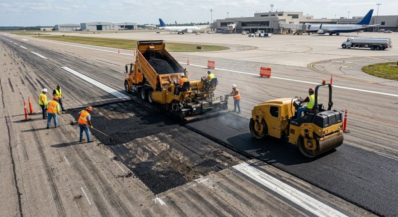 Airport Runway Repair in Conway, AR
