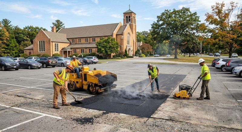 Asphalt Parking Lot Repair in Hilton Head Island, SC