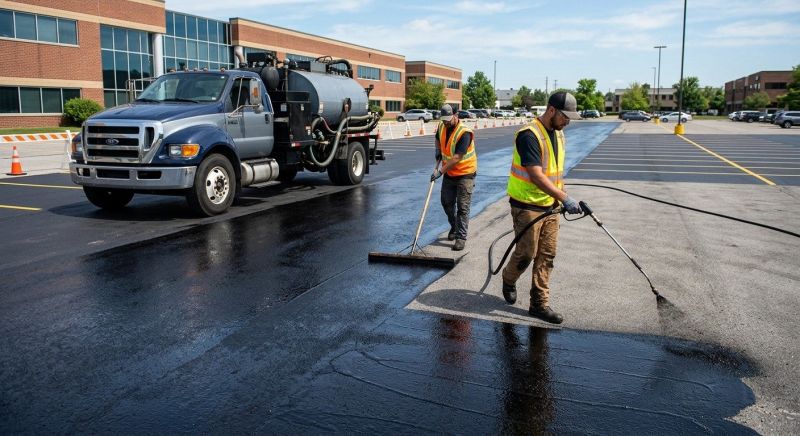 Asphalt Parking Lot Sealing in Miami Dade County, FL