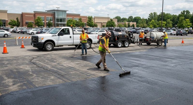 Church Parking Lot Sealcoating in Miami Dade County, FL