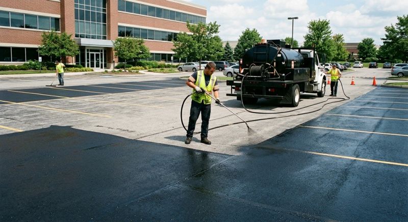 Commercial Parking Lot Sealing in Sarasota, FL