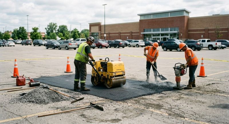 Commercial Pavement Repair in Savannah, GA