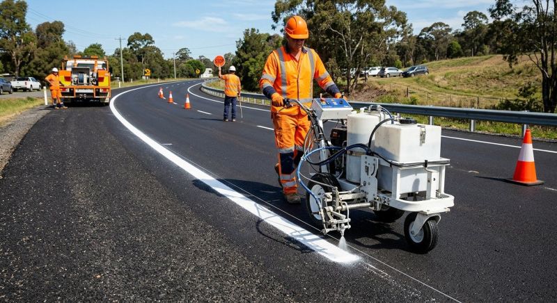 Lane Marking Service in Roswell, GA
