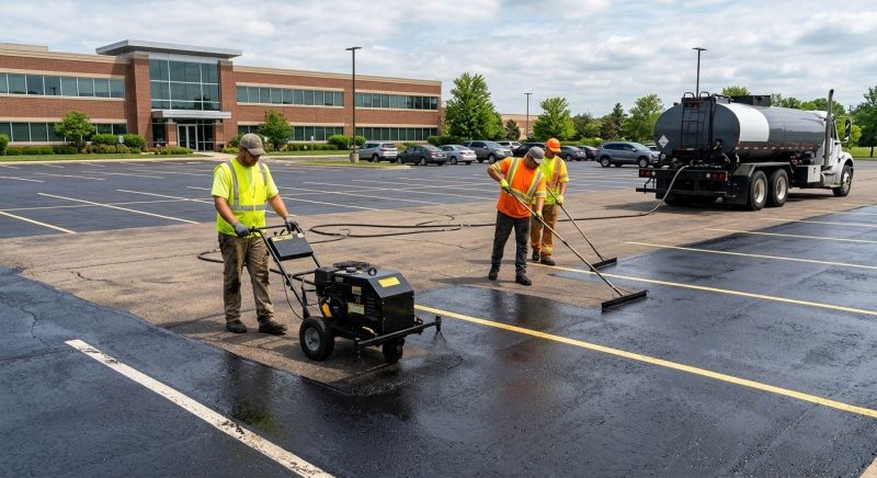 Parking Lot Resurfacing in Denver, CO