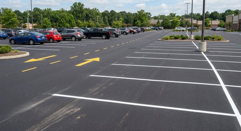 Parking Lot Striping in Lawrenceville, GA