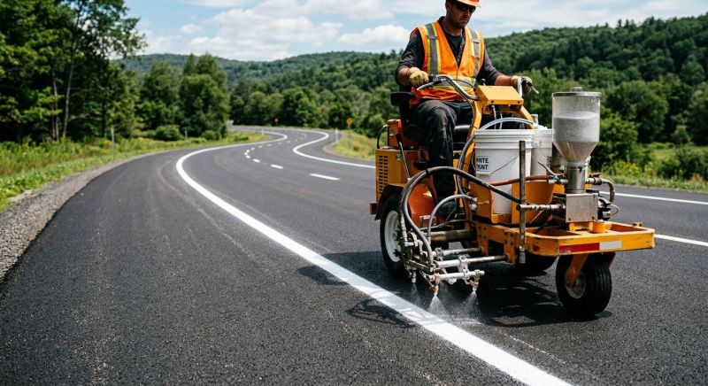 Pavement Striping Service in Roswell, GA