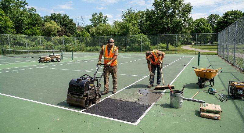 Tennis Court Repair Service in Sarasota, FL