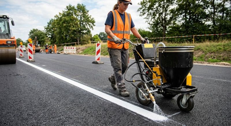 Asphalt Marking in Roswell, GA