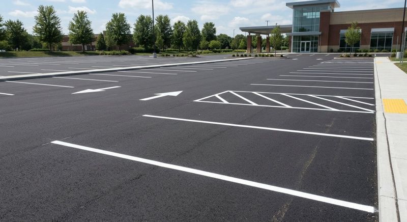 Asphalt Painting in Roswell, GA