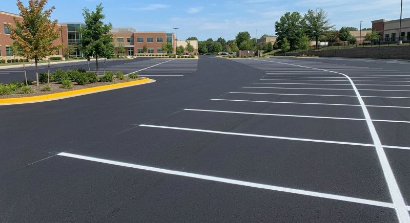 Asphalt Striping in Suwanee, GA