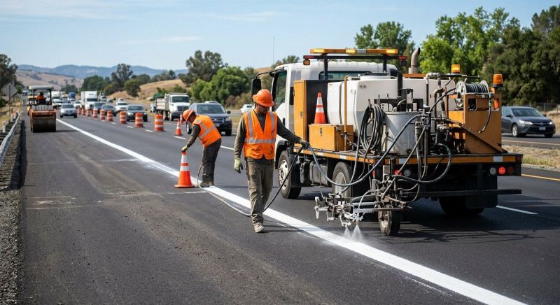 Asphalt Striping in Lawrenceville, GA