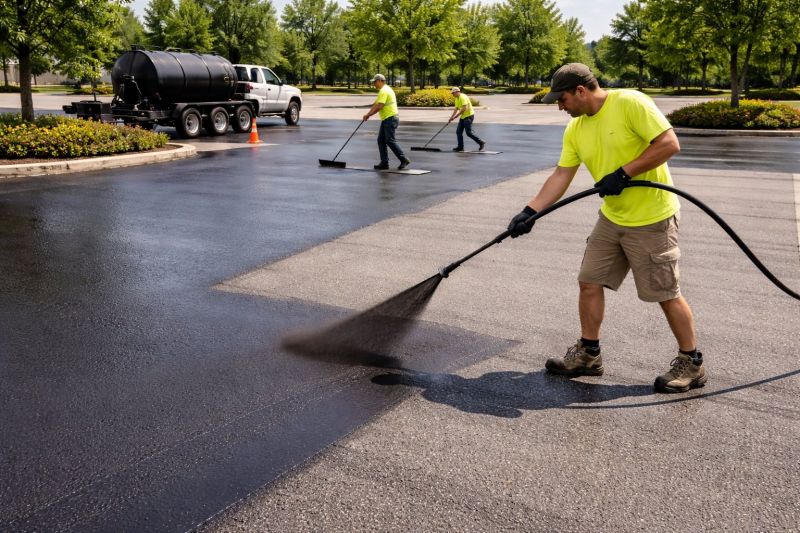 Church Parking Lot Sealcoating in Denver, CO