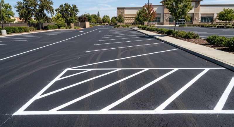 Church Parking Lot Striping in Alpharetta, GA