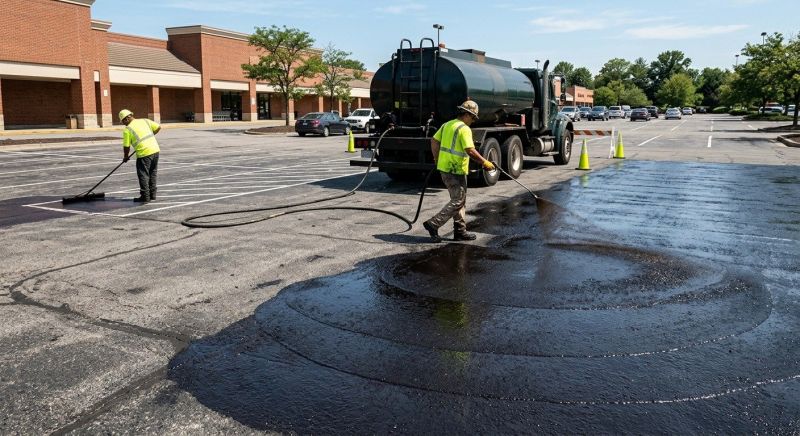 Commercial Asphalt Sealing in Grand Rapids, MI