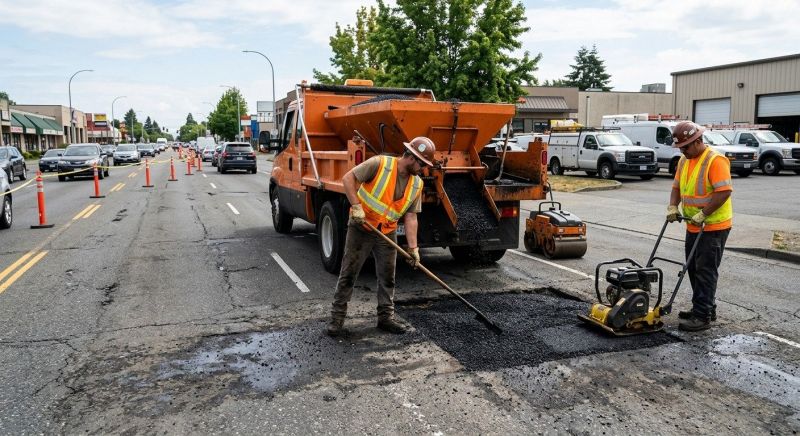 Commercial Pothole Repair in Savannah, GA