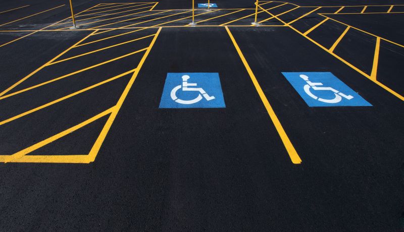 Disability Parking Marking in Lawrenceville, GA
