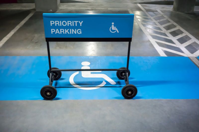 Disability Parking Marking in Alpharetta, GA