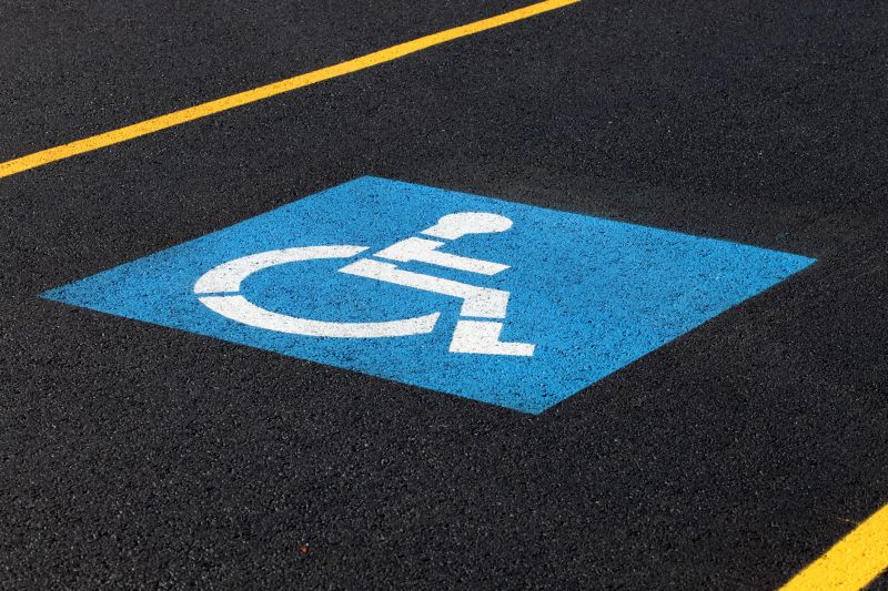 Disability Parking Marking in Suwanee, GA