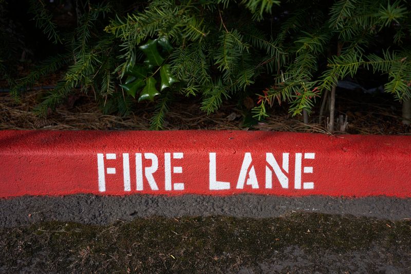 Fire Lane Marking in Roswell, GA