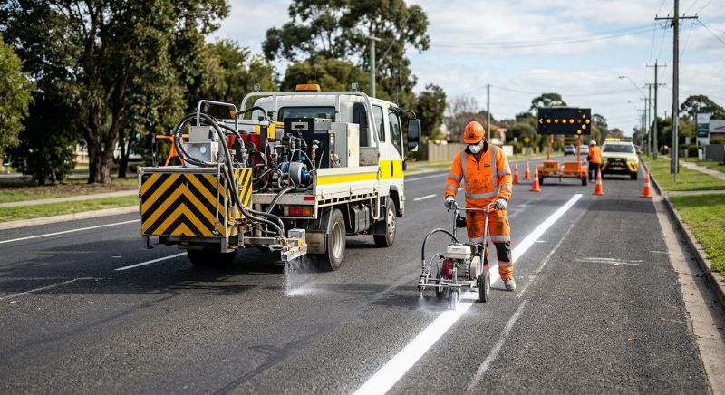 Lane Marking Service in Roswell, GA