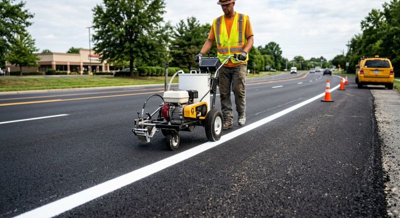 Line Striping Service in Roswell, GA