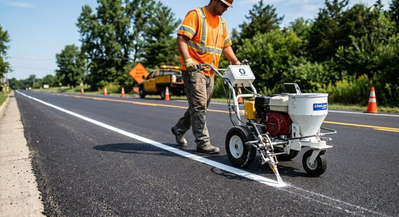 Line Striping Service in Alpharetta, GA