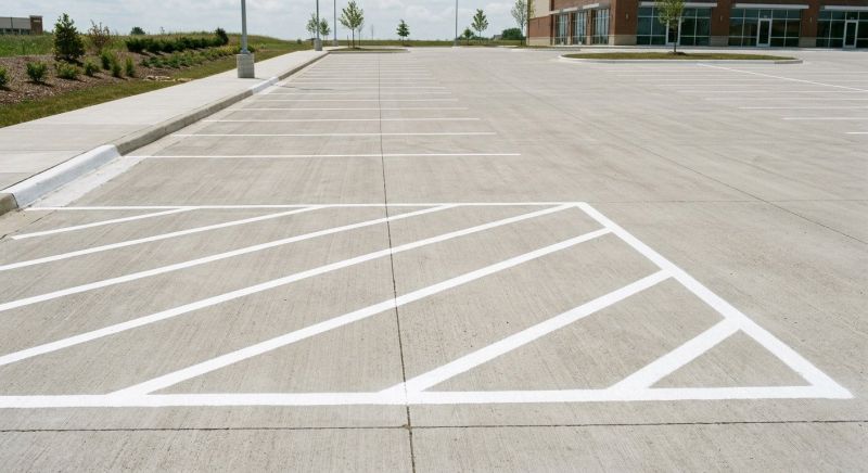 Parking Lot Painting in Alpharetta, GA