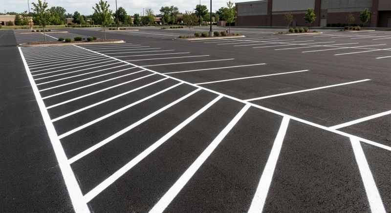 Parking Lot Painting in Suwanee, GA