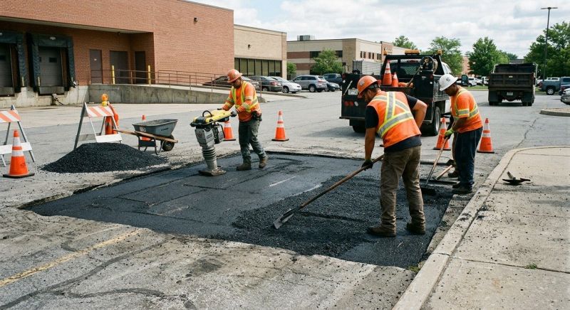 Parking Lot Repair in Savannah, GA
