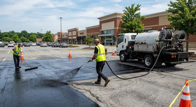 Parking Lot Resurfacing in Denver, CO
