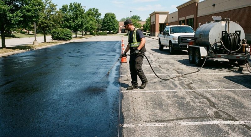 Parking Lot Sealcoating in Columbus, OH