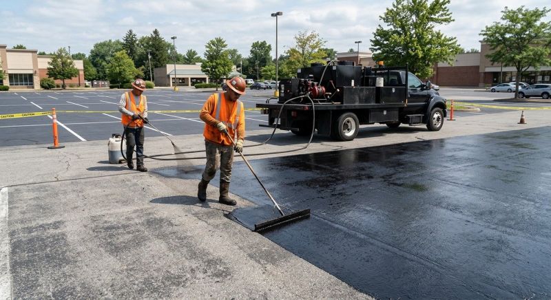 Parking Lot Sealcoating in Columbus, OH