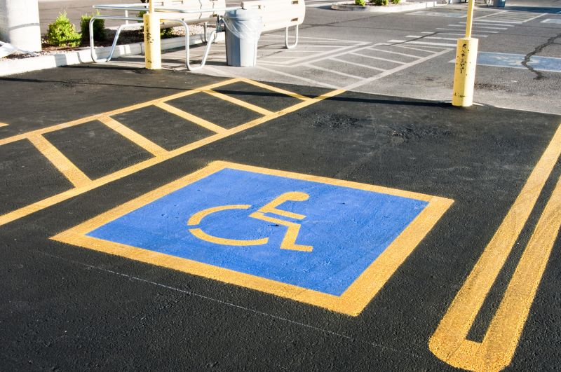 Parking Space Marking in Suwanee, GA