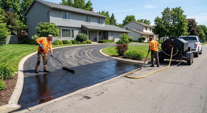 Residential Driveway Sealcoating in Fort Myers, FL