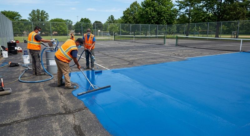 Sports Court Resurfacing in Grand Rapids, MI