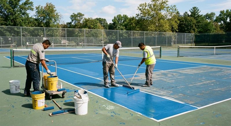 Tennis Court Repair Service in Tampa, FL